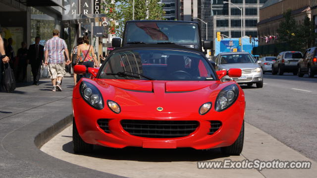 Lotus Elise spotted in Toronto, Canada