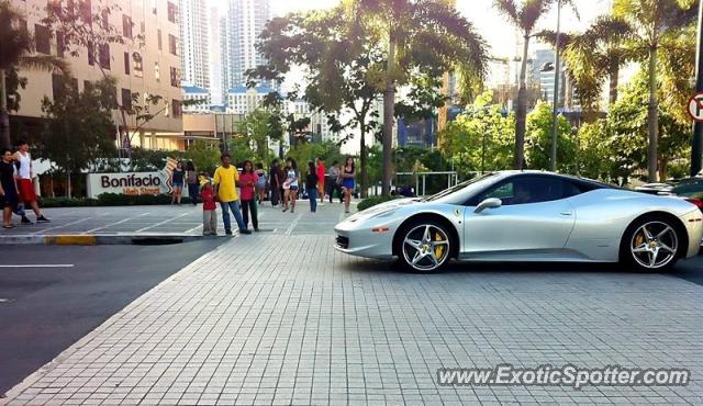 Ferrari 458 Italia spotted in Quezon City, Philippines