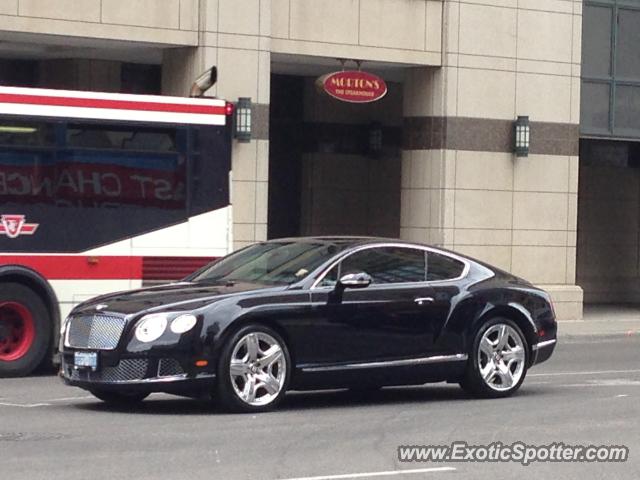 Bentley Continental spotted in Toronto, Canada