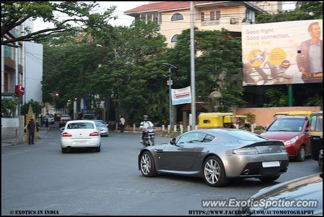 Aston Martin Vantage spotted in Bangalore, India