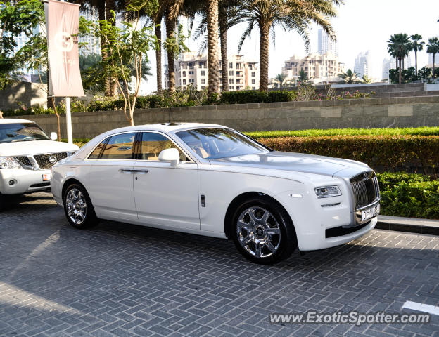 Rolls Royce Ghost spotted in Dubai, United Arab Emirates