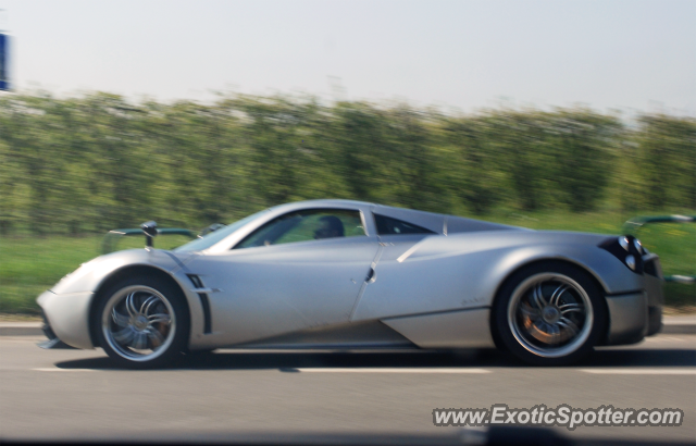 Pagani Huayra spotted in Modena, Italy