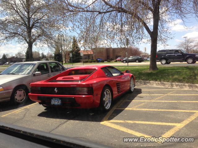 Ferrari Testarossa spotted in Burnsville, Minnesota