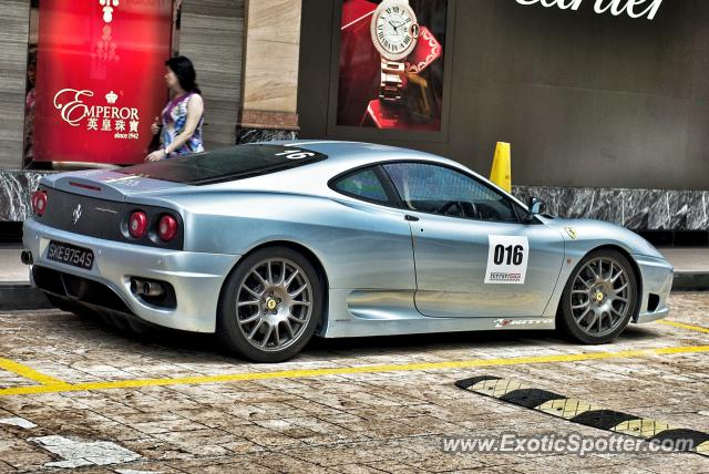 Ferrari 360 Modena spotted in Orchard Road, Singapore