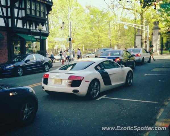 Audi R8 spotted in Princeton, New Jersey