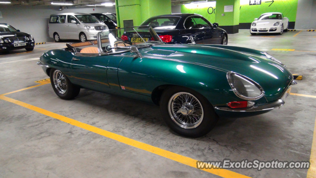 Jaguar E-Type spotted in Hong Kong, China