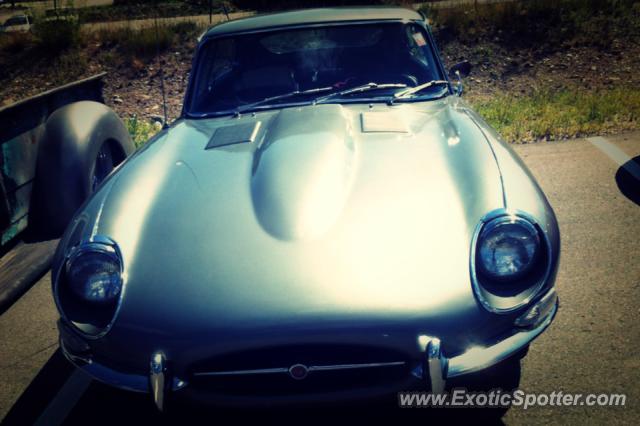 Jaguar E-Type spotted in Breckenridge, Colorado