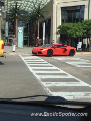 Lamborghini Aventador spotted in Dallas, Texas