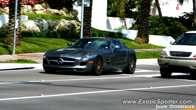 Mercedes SLS AMG spotted in Bal Harbour, Florida