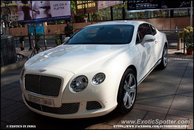 Bentley Continental spotted in Bangalore, India