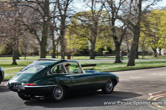 Jaguar E-Type spotted in Harrogate, United Kingdom