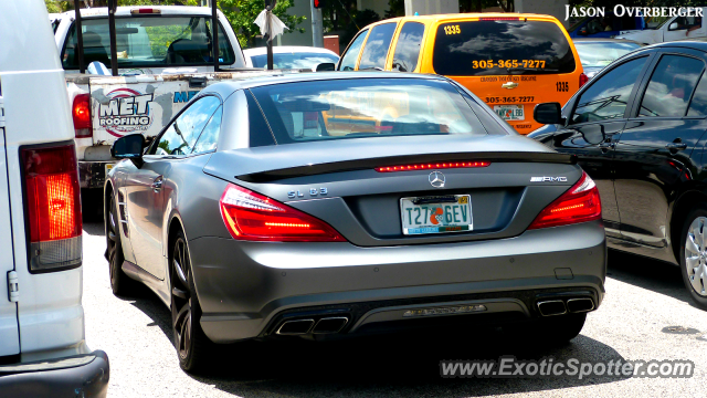 Mercedes SL 65 AMG spotted in Miami, Florida