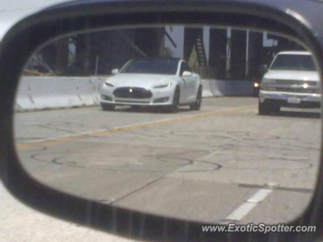 Tesla Model S spotted in Costa Mesa, California