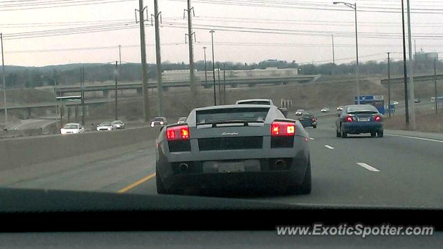 Lamborghini Gallardo spotted in Toronto, Canada