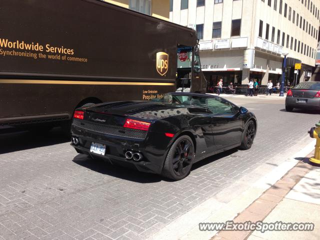 Lamborghini Gallardo spotted in Toronto, Canada