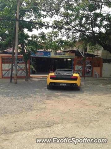 Lamborghini Gallardo spotted in Mandalay, Myanma, Burma
