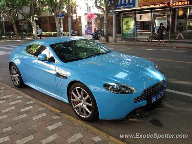 Aston Martin Vantage spotted in Shanghai, China