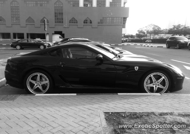 Ferrari 599GTB spotted in Dubai, United Arab Emirates