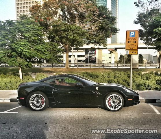 Ferrari California spotted in Dubai, United Arab Emirates
