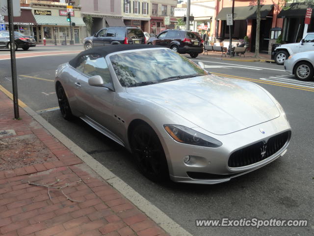Maserati GranCabrio spotted in Red Bank, New Jersey
