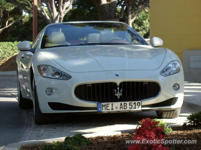 Maserati GranCabrio spotted in Almancil, Portugal