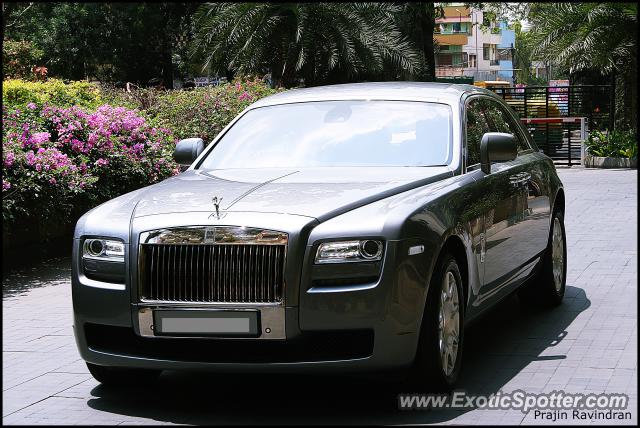 Rolls Royce Ghost spotted in Bangalore, India