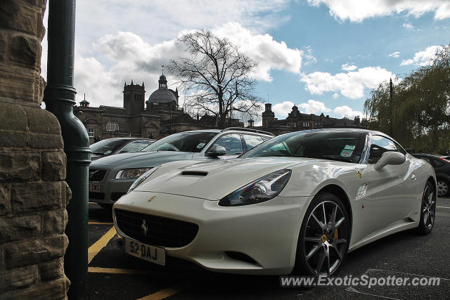 Ferrari California spotted in Harrogate, United Kingdom