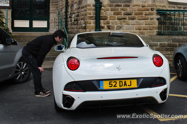 Ferrari California spotted in Harrogate, United Kingdom