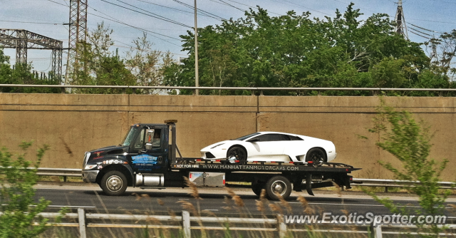 Lamborghini Murcielago spotted in Turnpike, New Jersey