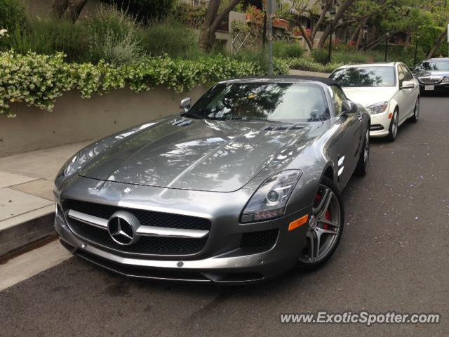 Mercedes SLS AMG spotted in Los Angeles, California