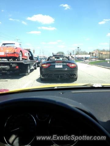 Maserati GranCabrio spotted in Westmont, Illinois