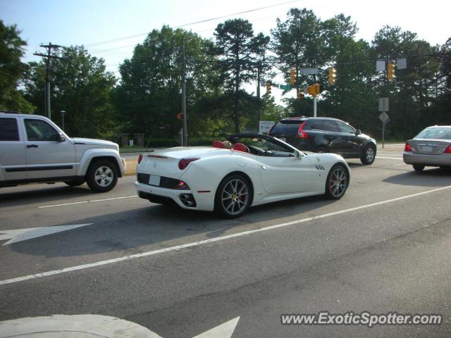 Ferrari California spotted in Raleigh, North Carolina