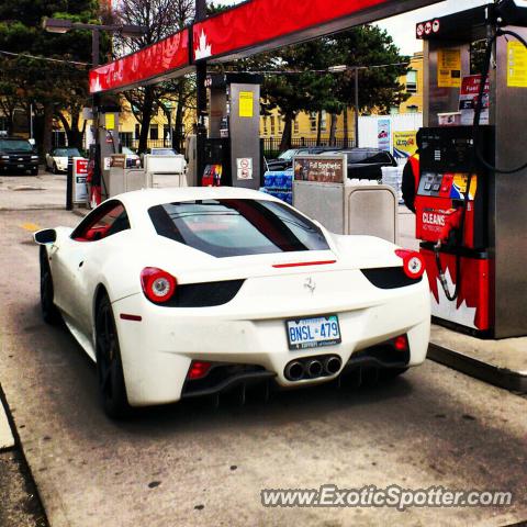 Ferrari 458 Italia spotted in Toronto, Canada