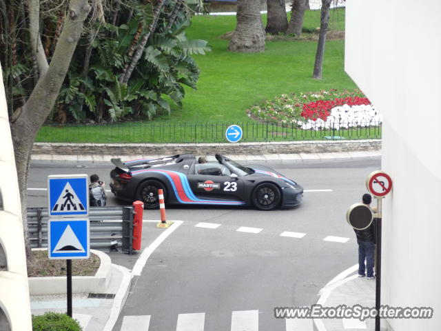 Porsche 918 Spyder spotted in Monaco, Monaco