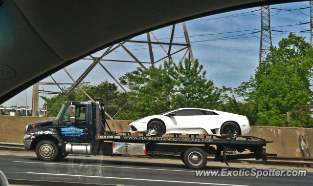 Lamborghini Murcielago spotted in Turnpike, New Jersey