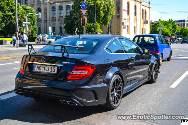 Mercedes C63 AMG Black Series spotted in Munich, Germany