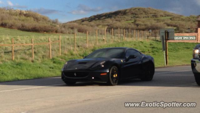 Ferrari California spotted in Castle rock, Colorado