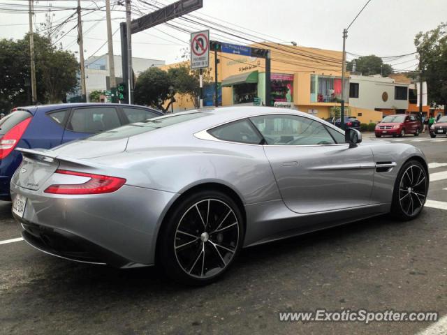 Aston Martin Vanquish spotted in Lima, Peru