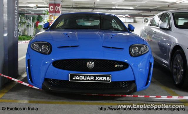Jaguar XKR-S spotted in Bangalore, India