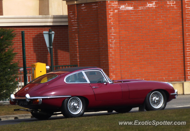 Jaguar E-Type spotted in Manchester, United Kingdom