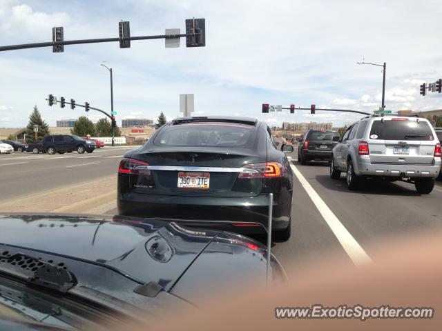 Tesla Model S spotted in Highlands ranch, Colorado