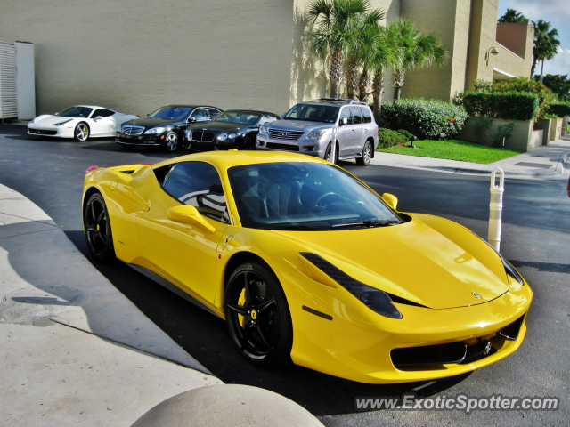 Ferrari 458 Italia spotted in Miami, Florida