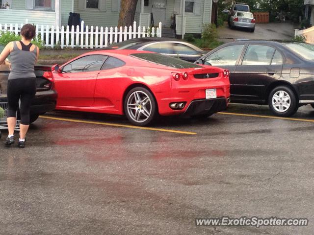 Ferrari F430 spotted in Newton, Massachusetts