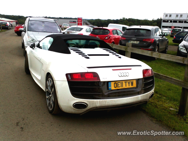 Audi R8 spotted in Brands Hatch, United Kingdom