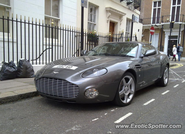 Aston Martin Zagato spotted in London, United Kingdom