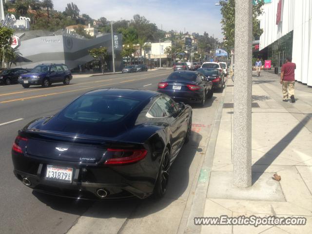 Aston Martin Vanquish spotted in Los Angeles, California