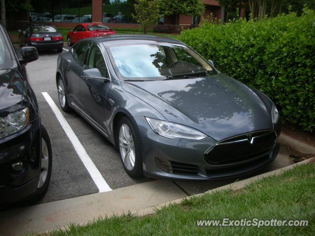 Tesla Model S spotted in Cary, North Carolina
