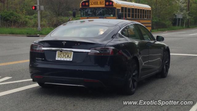 Tesla Model S spotted in Morristown, New Jersey
