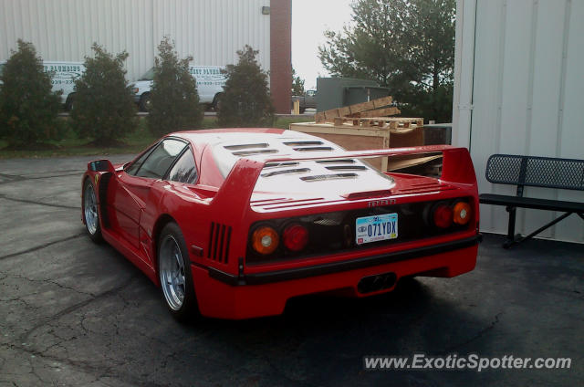 Ferrari F40 spotted in New Albany, Ohio