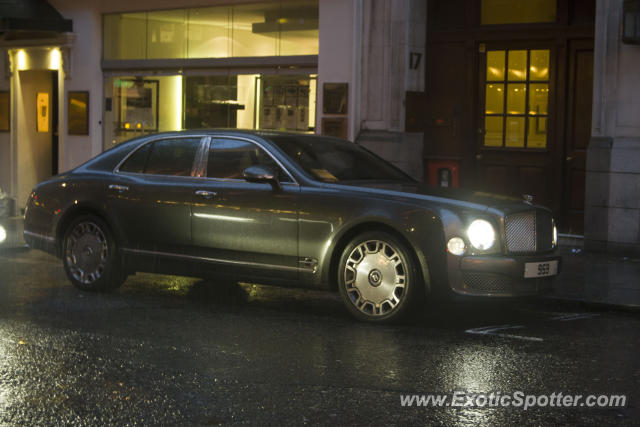Bentley Mulsanne spotted in London, United Kingdom